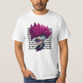 Muziek Punk Rock and Roll Hard Rocker Band Cool Gi T-shirt (Voorkant)