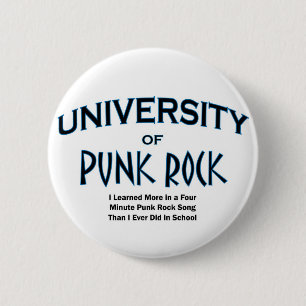 muziek-punk rots ronde button 5,7 cm
