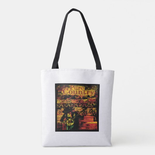 Muziek - "Pure Country" Tote Bag (Achterkant)