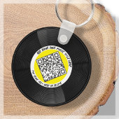  Muziek QR Code LP Vinyl | SLEUTELHANGER