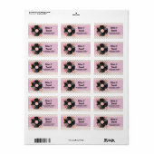 Muziek Record Bruiloft Bloemen 1950s Adresetikette Etiket (Full Sheet)