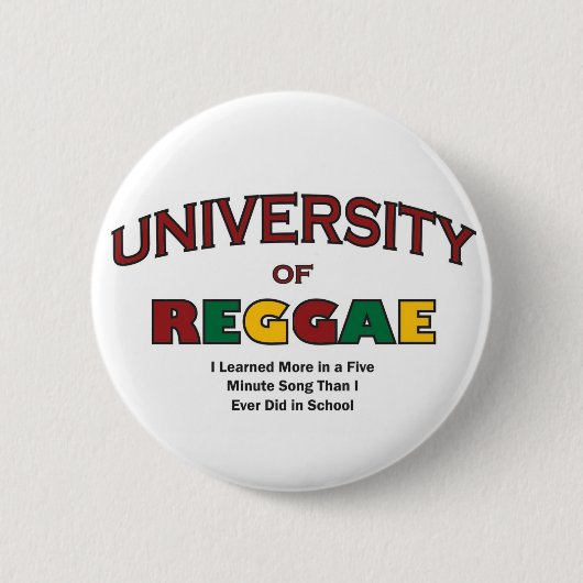 MUZIEK-REGGAE RONDE BUTTON 5,7 CM (Voorkant)