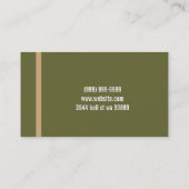 Muziek repareren, Visitekaartje instrument (Achterkant)