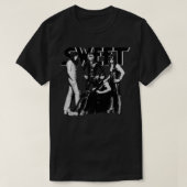 Muziek retro de grappige foto van de sweet band t-shirt (Design voorkant)