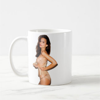 Muziek -  retro Emily Ratajkowski schrijft voor Mu Koffiemok