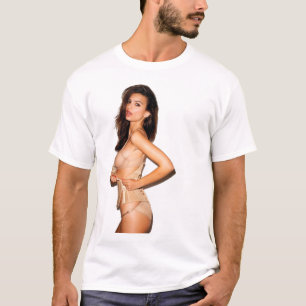 Muziek -  retro Emily Ratajkowski schrijft voor Mu T-shirt