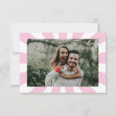 Muziek Retro Vinyl Record Weduwfoto Save The Date (Achterkant)