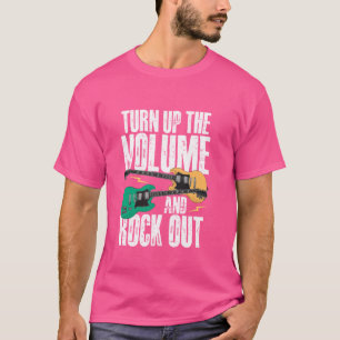 Muziek Rock and Roll Band Concert Musicus Hard Roc T-shirt