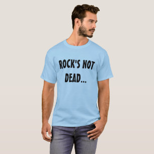 Muziek Rock is niet dood..Begraven onder het opper T-shirt