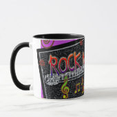 Muziek "Rock my world" mok (Links)