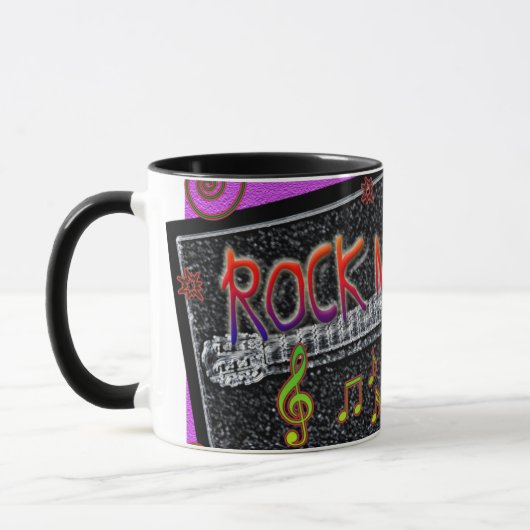 Muziek "Rock my world" mok (Links)