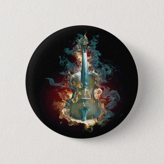 MUZIEK RONDE BUTTON 5,7 CM (Voorkant)