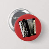 MUZIEK RONDE BUTTON 5,7 CM (Voorkant /achterkant)