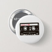 muziek ronde button 5,7 cm (Voorkant /achterkant)