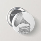 muziek ronde button 5,7 cm (Voorkant /achterkant)