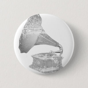 muziek ronde button 5,7 cm