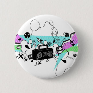 Muziek Ronde Button 5,7 Cm