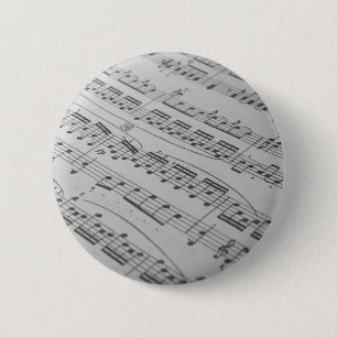 Muziek Ronde Button 5,7 Cm