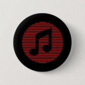 Muziek Ronde Button 5,7 Cm (Voorkant)