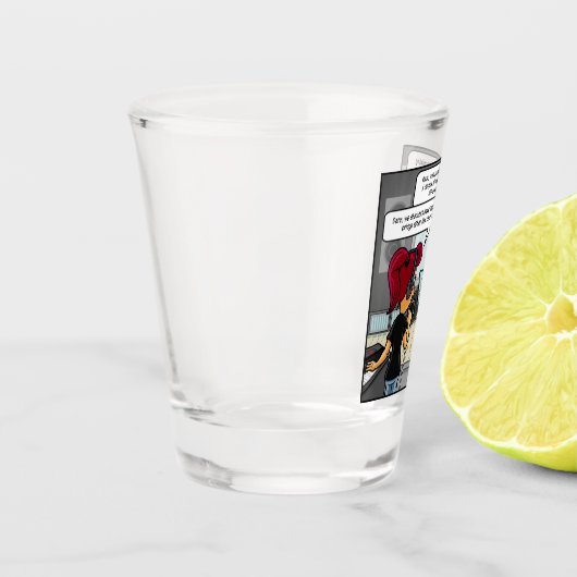 Muziek Royalty's Grappig Shot Glas (Links)