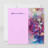 MUZIEK, roze blauw Kaart (Achterkant)