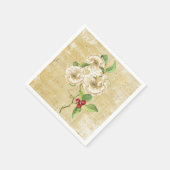  muziek, Rozen en kerstcadeautjes Servet (Hoek)