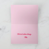 Muziek & Rozen Verjaardag Feestdagen Kaart (Binnen)