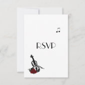 Muziek RSVP Kaartje (Achterkant)