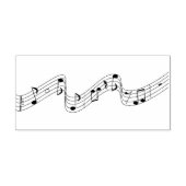Muziek Rubber Stamp Rubberstempel (Afrduk)