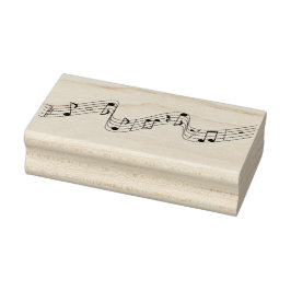 Muziek Rubber Stamp Rubberstempel