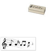 Muziek Rubberstempel (Gestempeld)