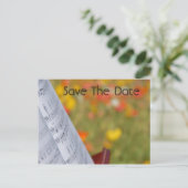 Muziek Save the Date Briefkaart (Staand voorkant)