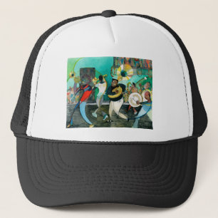 Muziek schilderen "New Orleans Jazz" Trucker Pet