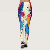 Muziek schildert emotie leggings (Achterkant)