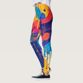 Muziek schildert emotie leggings (Links)