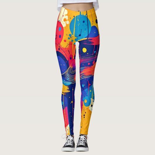Muziek schildert emotie leggings (Voorkant)
