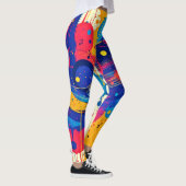 Muziek schildert emotie leggings (Rechts)