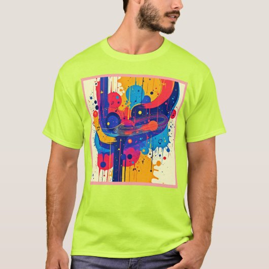 Muziek schildert emotie t-shirt (Voorkant)