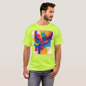 Muziek schildert emotie t-shirt (Voorkant volledig)