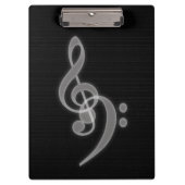 Muziek - Schoonmaakbord voor handbagage en voetafd Klembord (Voorkant)