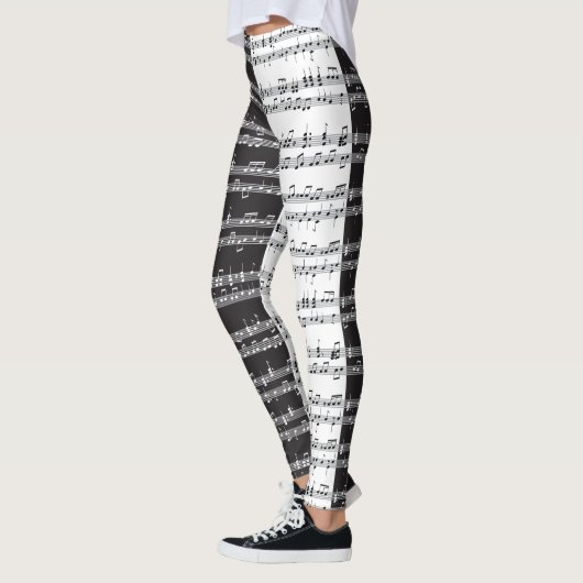Muziek score ontwerp leggings (Links)
