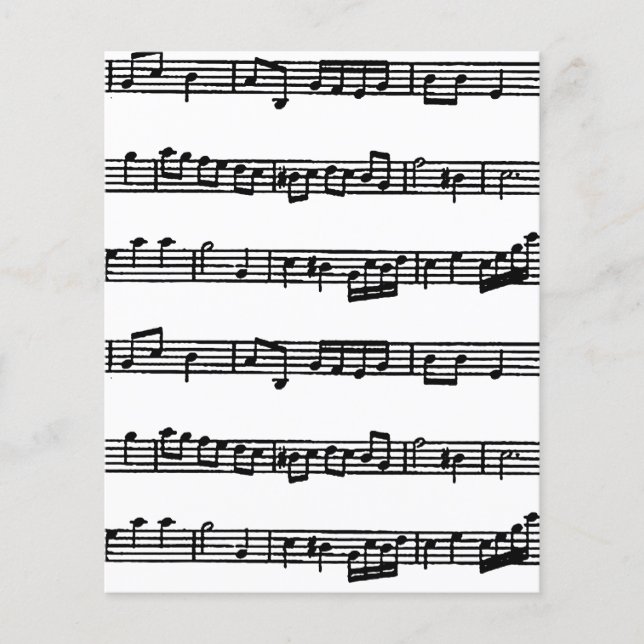 Muziek scrapbookpapier (Voorkant)