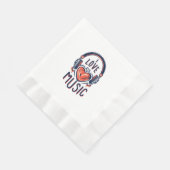 muziek  servet (Hoek)