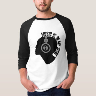 Muziek shirt - kies stijl en kleur