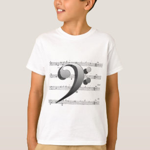 Muziek Shirten en kleding in de tas schonen T-shirt