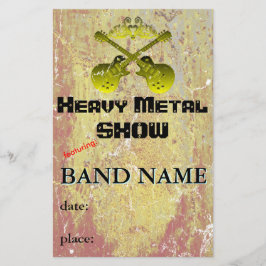 Muziek Show of band Flyer