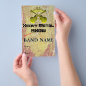 Muziek Show of band Flyer (Hand)