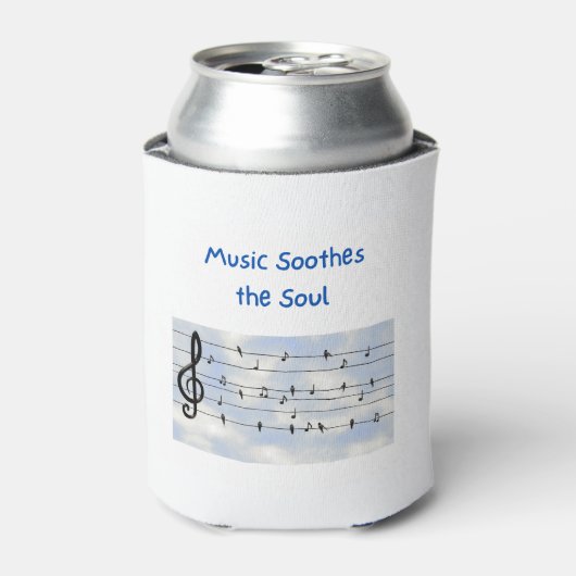 Muziek simuleert de sol op een blikjeskoeler (Blikje Voorkant)