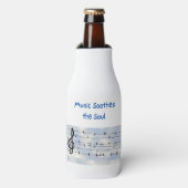 Muziek simuleert de sol op een flesjeskoeler (Fles Voorkant)