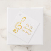 Muziek simuleert de Soul Folie Bedankjes Labels (Met doos)